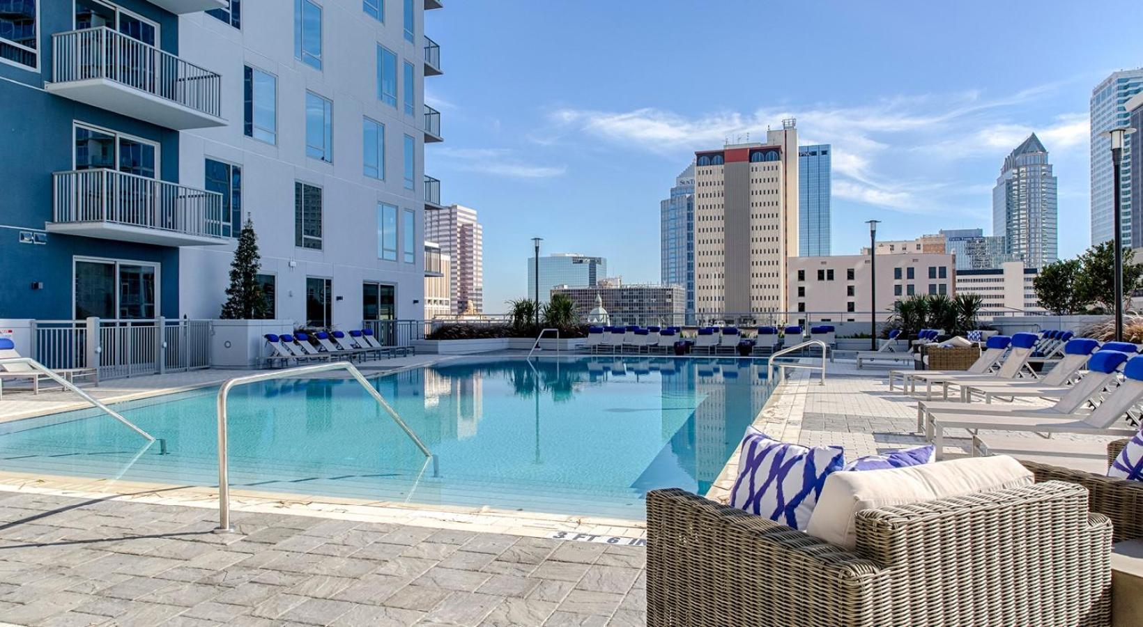 1Br Oasis In Downtown Tampa W Balcony & City Views 외부 사진